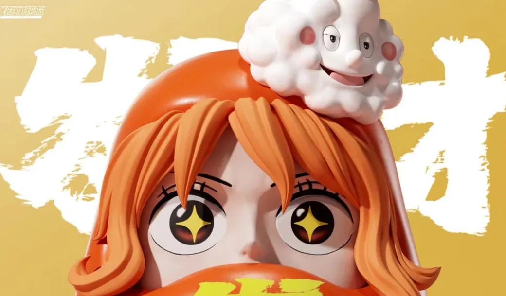 Daruma King Series 008 Nami - ONE PIECE Resin Statue - 7STARS Studios