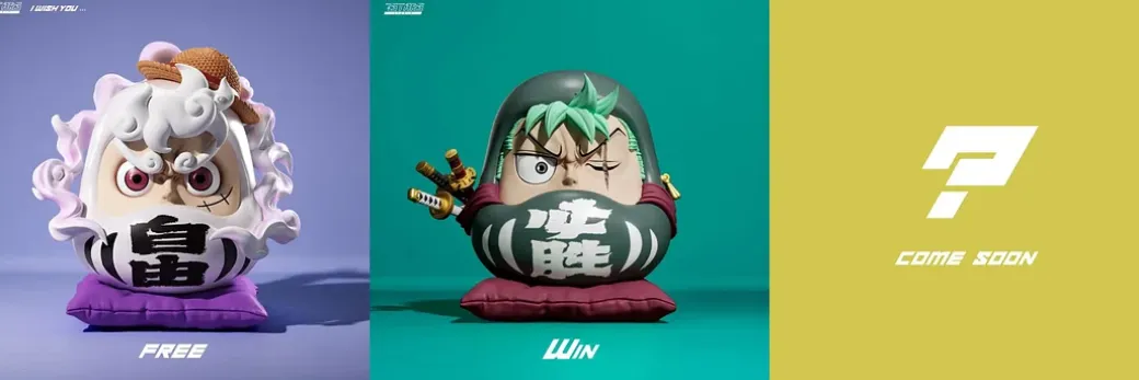 Daruma King Series 002 Roronoa Zoro - ONE PIECE Resin Statue - 7STARS Studios