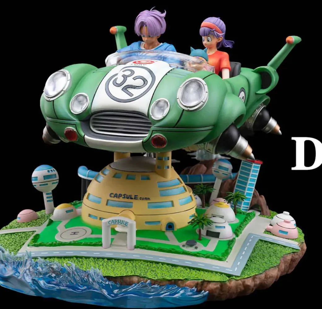 DB & Decoration Scale Vehicle Series The Prince Family Spaceship with LED - Dragon Ball Resin Statue - DB Studios