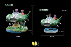 DB & Decoration Scale Vehicle Series The Prince Family Spaceship with LED - Dragon Ball Resin Statue - DB Studios