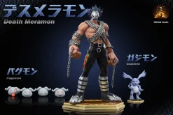 Death Meramon, Gazimon & Pagumon - Digimon Resin Statue - MIMAN Studios