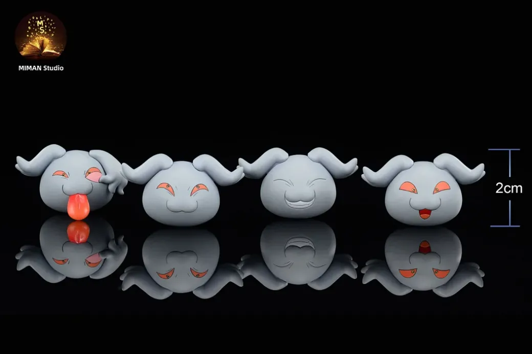 Death Meramon, Gazimon & Pagumon - Digimon Resin Statue - MIMAN Studios