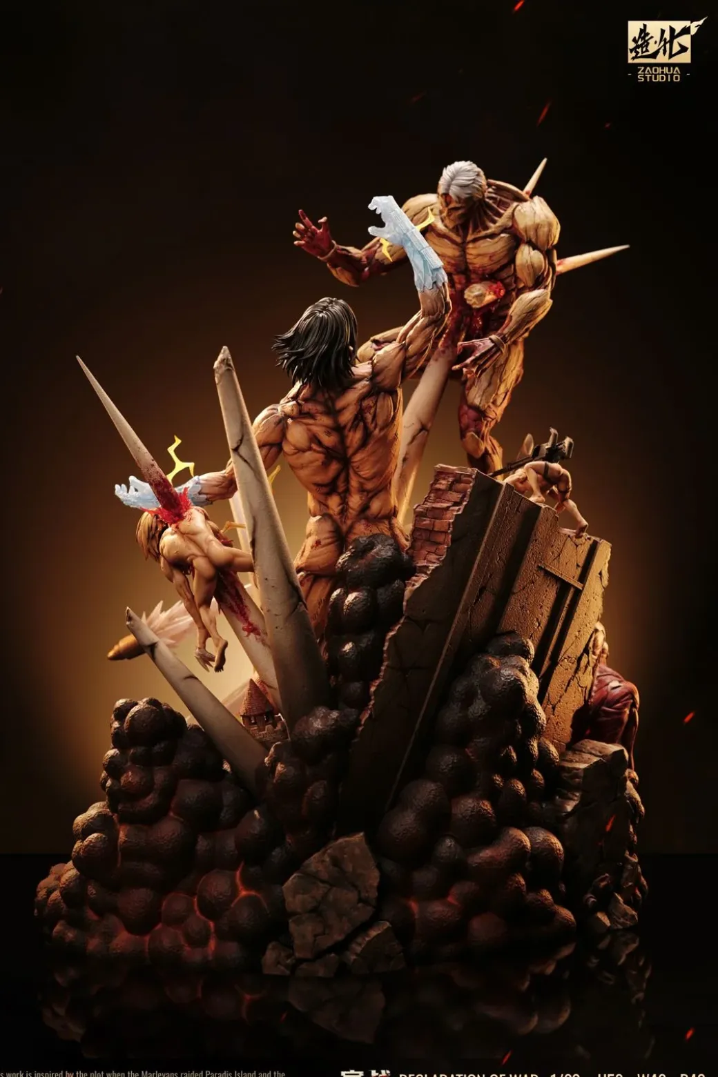 Declare War - Attack On Titan Resin Statue - ZaoHua Studio
