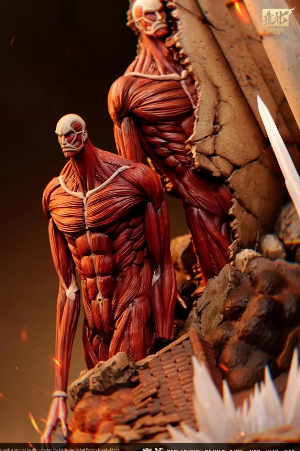 Declare War - Attack On Titan Resin Statue - ZaoHua Studio