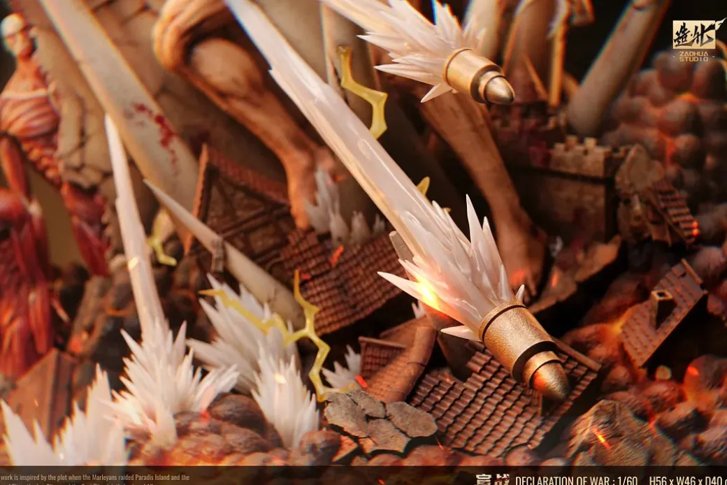 Declare War - Attack On Titan Resin Statue - ZaoHua Studio