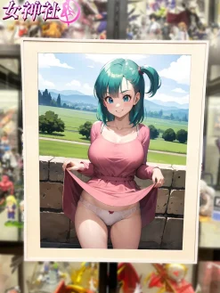 Decorative Paint of Bulma - Dragon Ball Decorative Painting - NvShenShe Studio