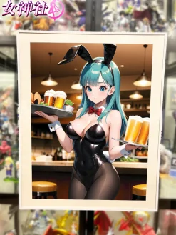 Decorative Paint of Bulma - Dragon Ball Decorative Painting - NvShenShe Studio