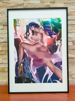 Decorative Paint of Famed Witch Bayonetta - Bayonetta Decorative Painting - ManJieZou Studio [In Stock]