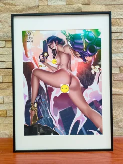 Decorative Paint of Famed Witch Bayonetta - Bayonetta Decorative Painting - ManJieZou Studio [In Stock]