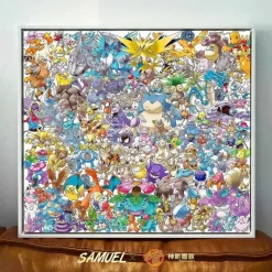 Decorative Paint of First Generation Pokemon Collection - Pokemon Decorative Painting - Mystical Art Studios
