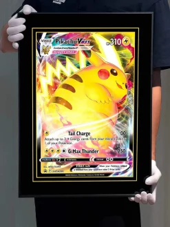 Decorative Paint of Pikachu Tail Charging - Pokemon Decorative Painting - LangRen Studio