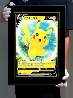 Decorative Paint of Pikachu V - Pokemon Decorative Painting - LangRen Studio