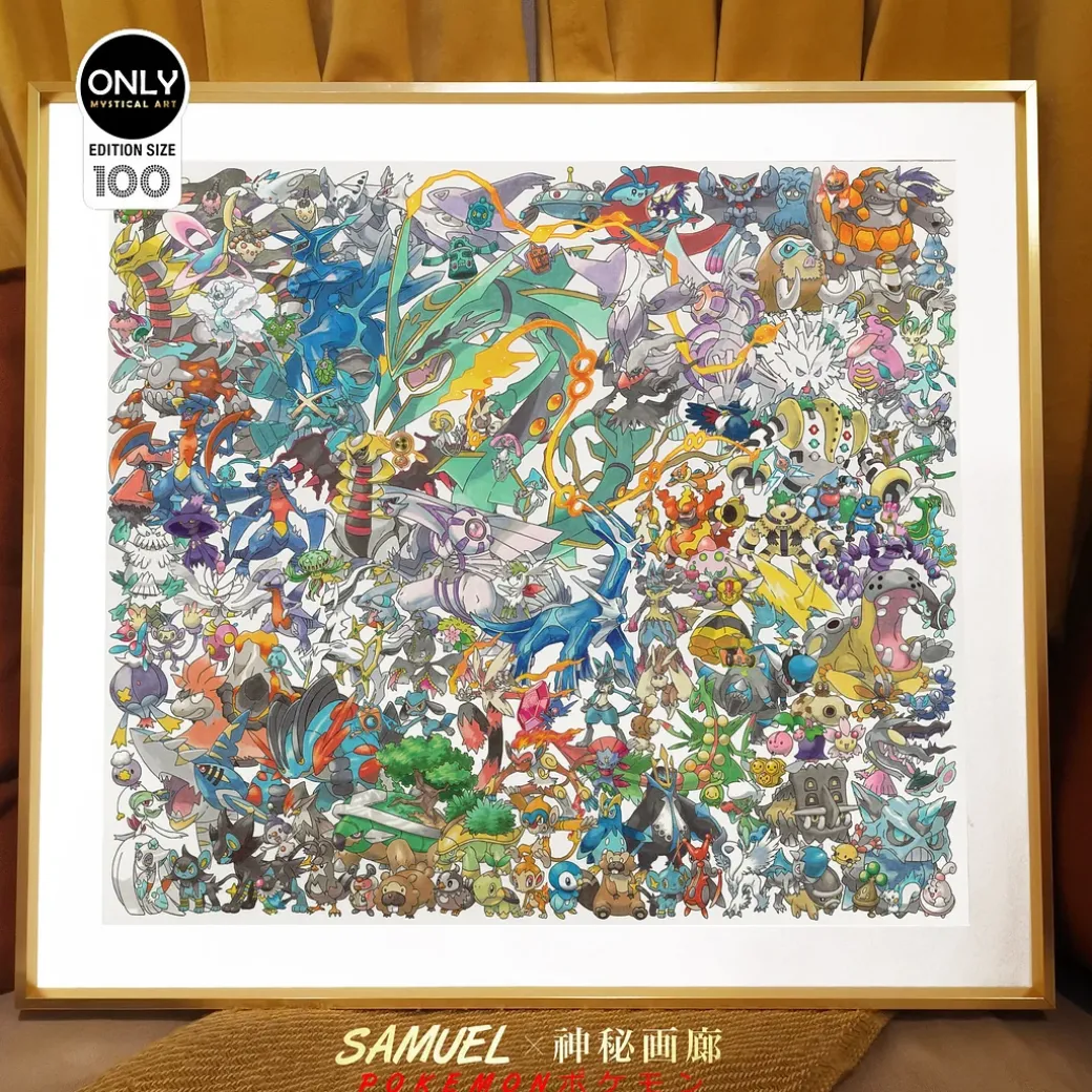 Decorative Paint of Pokemon Collection - Pokemon Decorative Painting - Mystical Art Studios