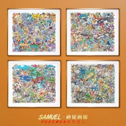 Decorative Paint of Pokemon Collection - Pokemon Decorative Painting - Mystical Art Studios
