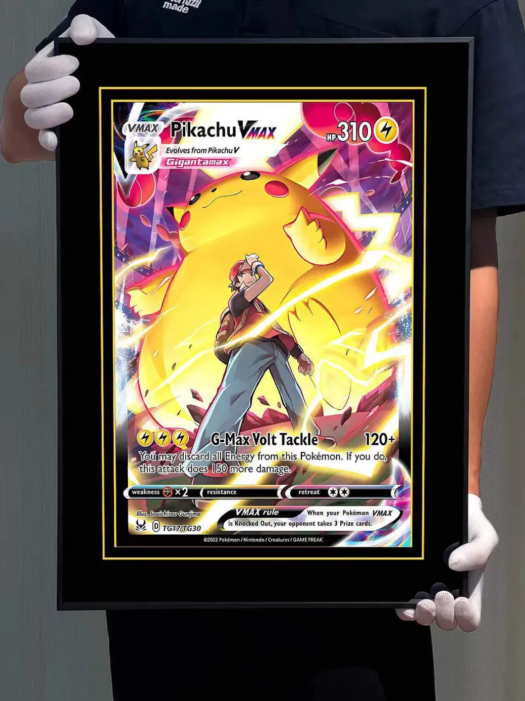 Decorative Paint Pikachu G-Max Volt Tackle - Pokemon Decorative Painting - LangRen Studio