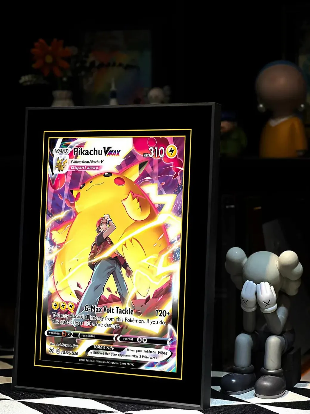 Decorative Paint Pikachu G-Max Volt Tackle - Pokemon Decorative Painting - LangRen Studio