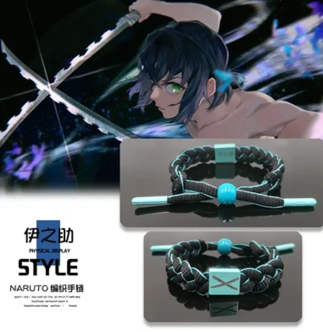 Demon Slayer Woven Bracelet - Free Shipping - Demon Slayer Kimetsu no Yaiba