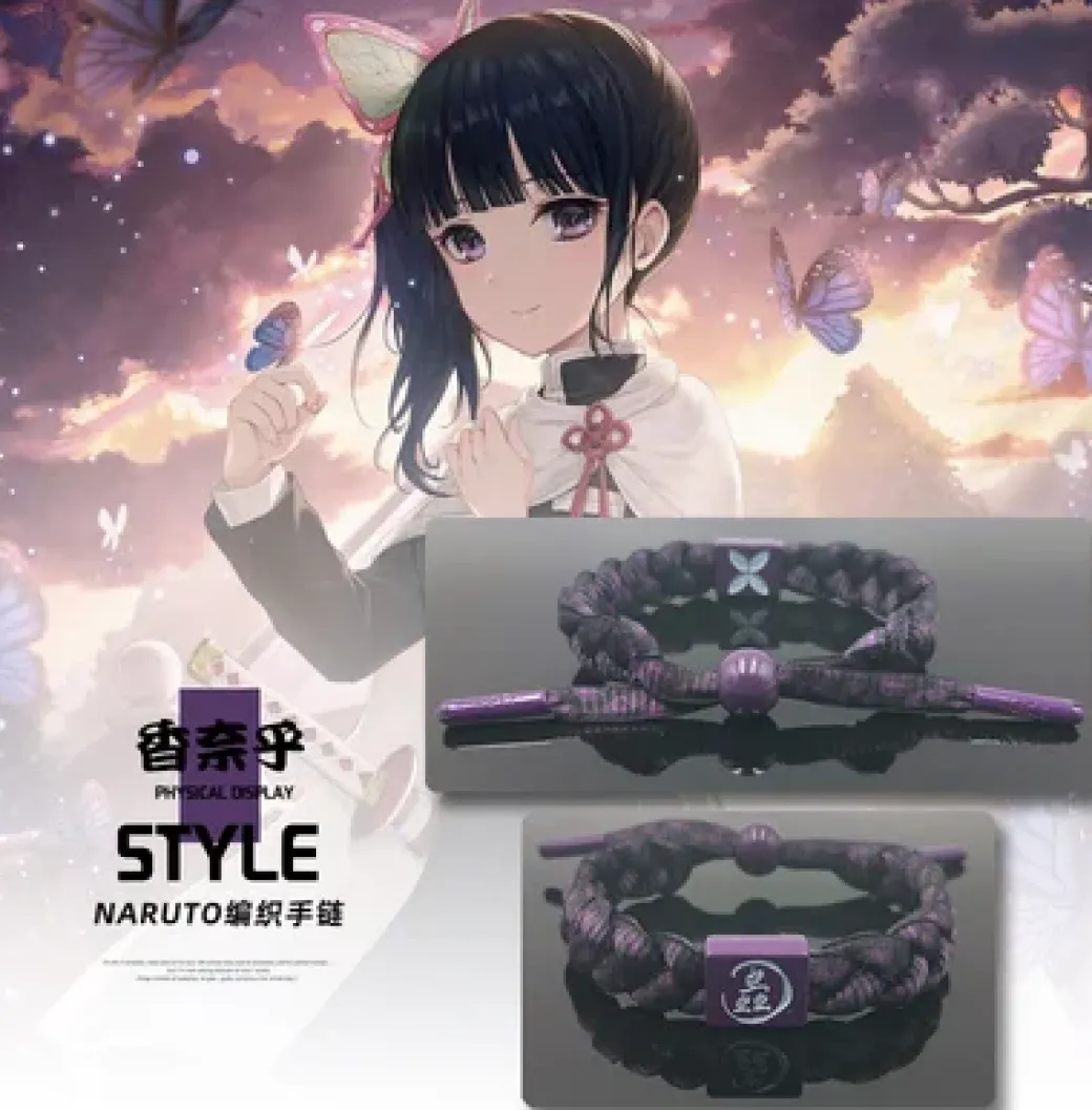 Demon Slayer Woven Bracelet - Free Shipping - Demon Slayer Kimetsu no Yaiba