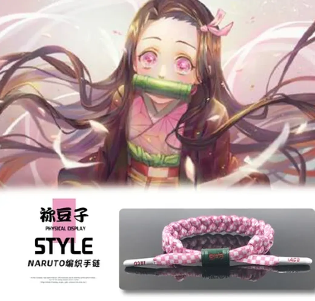 Demon Slayer Woven Bracelet - Free Shipping - Demon Slayer Kimetsu no Yaiba