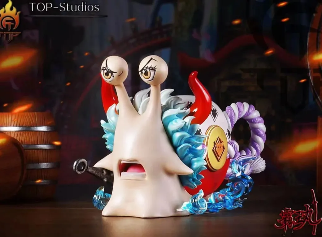 DenDenMushi of Nika Luffy & Yamato - ONE PIECE Resin Statue - TOP-Studios