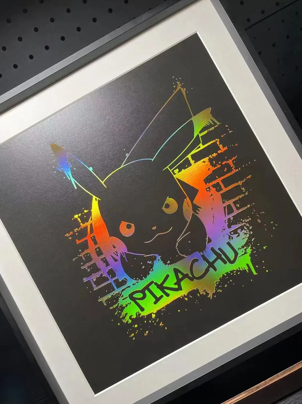 DMP-004 Pikachu Decorative Painting - Pokemon Decorative Painting - Drunky Monkey Crew Studio
