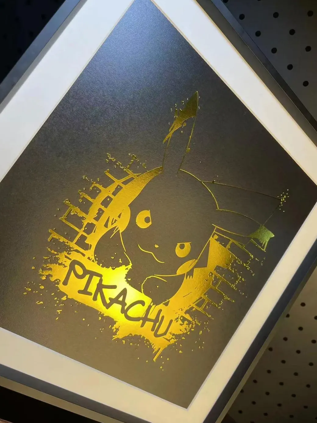 DMP-004 Pikachu Decorative Painting - Pokemon Decorative Painting - Drunky Monkey Crew Studio