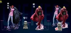 Donquixote Doflamingo & Donquixote Rosinante & Childhood Trafalgard D. Water Law - ONE PIECE Resin Statue - Super Bomb Studio