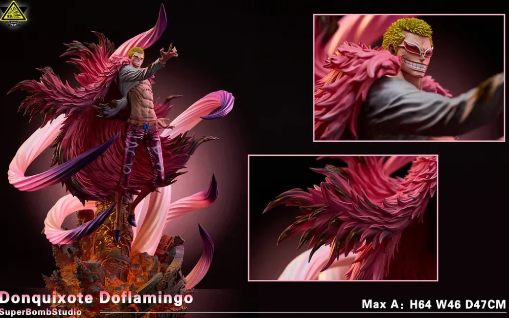 Donquixote Doflamingo - ONE PIECE Resin Statue - Super Bomb Studio