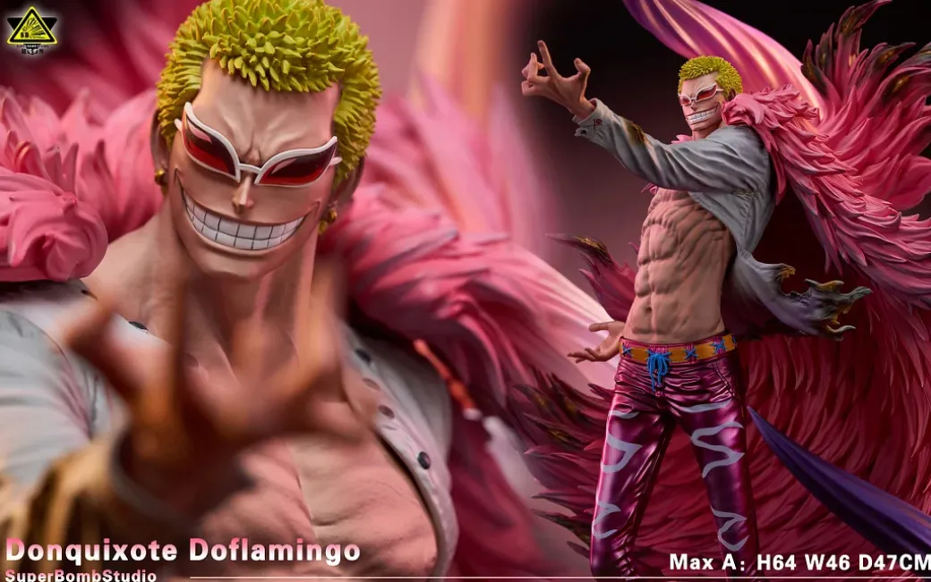 Donquixote Doflamingo - ONE PIECE Resin Statue - Super Bomb Studio