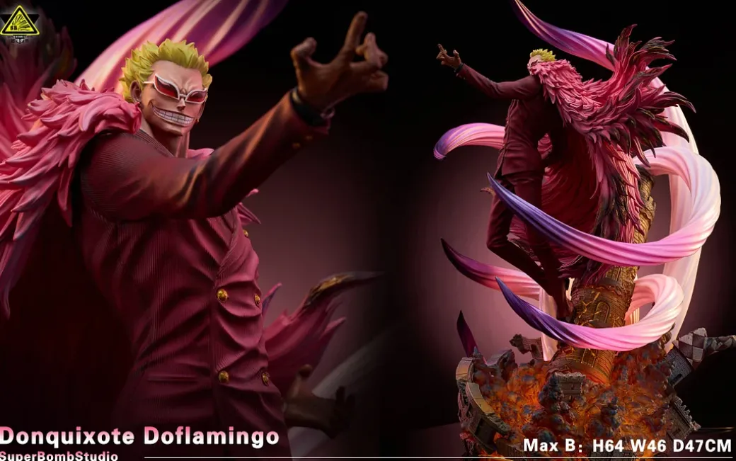 Donquixote Doflamingo - ONE PIECE Resin Statue - Super Bomb Studio
