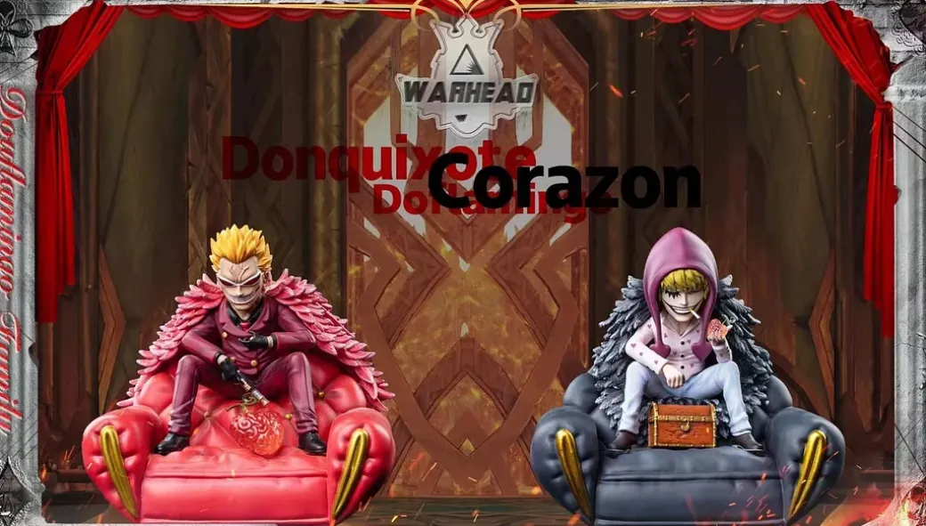 Donquixote Rosinante & Childhood Trafalgar D. Water Law - ONE PIECE Resin Statue - Warhead Studio
