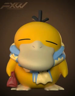Don't Want To Go To Work Psyduck - Pokemon Resin Statue - FXW Studio