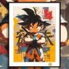 Doodle Son Goku Decorative Painting - Dragon Ball - H-TWO Studio