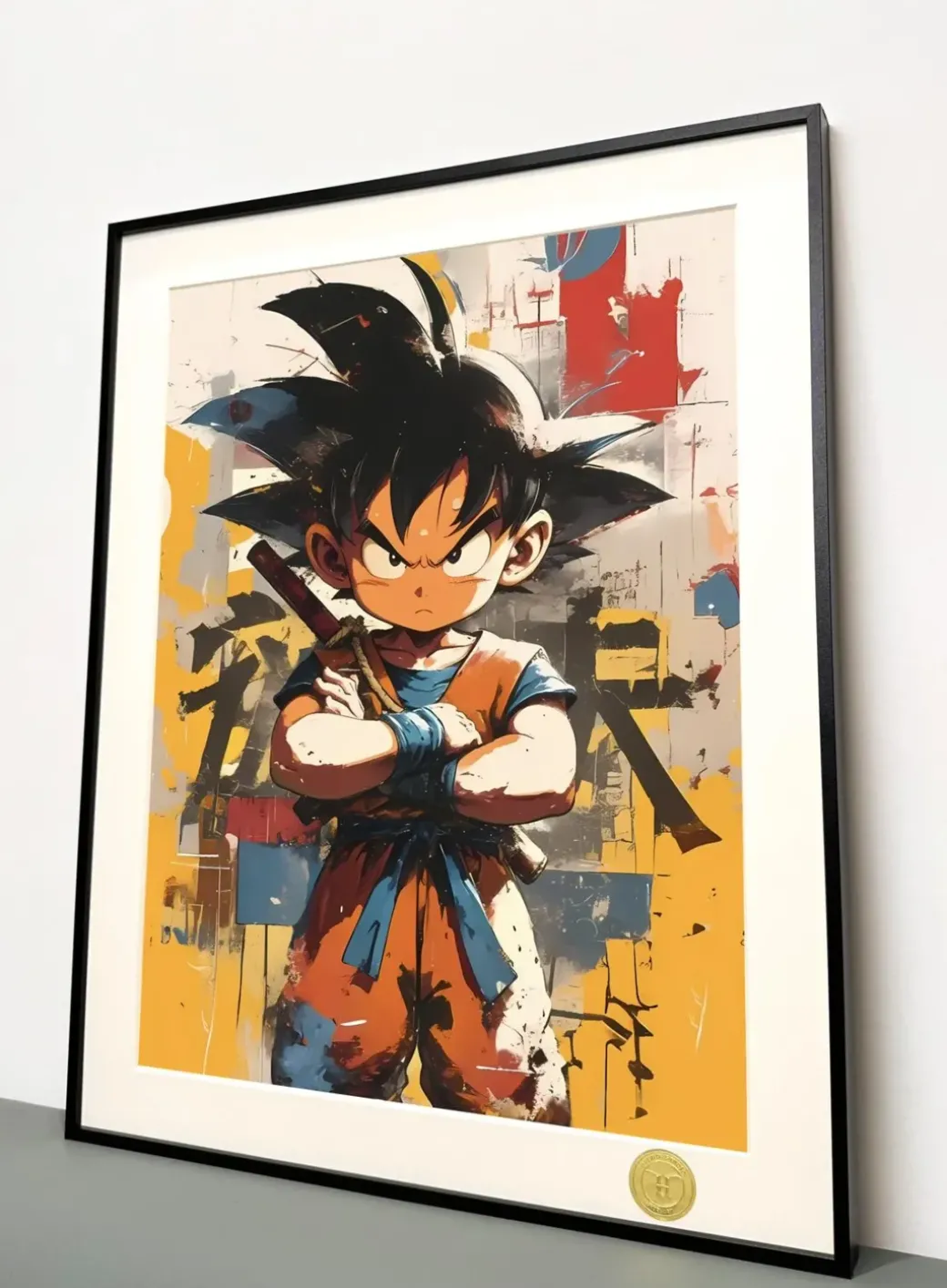 Doodle Son Goku Decorative Painting - Dragon Ball - H-TWO Studio