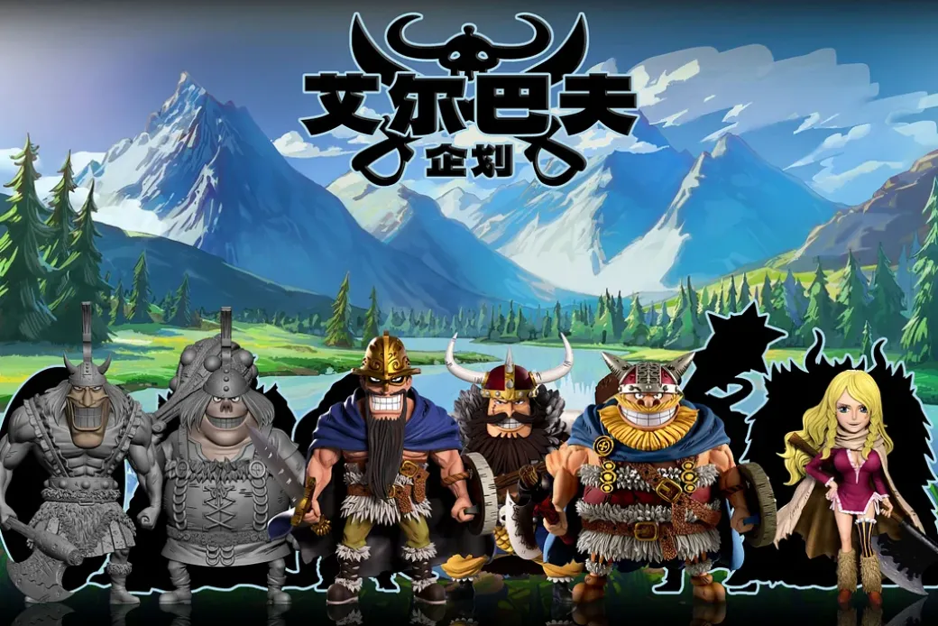 Dorry the Blue Ogre & Brogy the Red Ogre - ONE PIECE Resin Statue - A Plus Studios