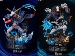Dracule Mihawk & Bartholemew Kuma - ONE PIECE Resin Statue - Unlimited Studios