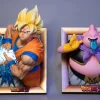 Dragon Ball Decoration Flame Series Son Goku & Fat Buu with LED - Dragon Ball - tx Studio
