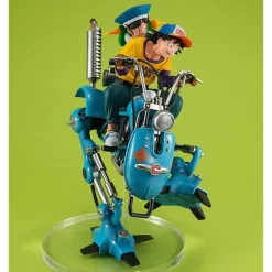 Dragon Ball Z Desktop Real McCoy EX Ver. Son Goku & Son Gohan on Robot - Dragon Ball Official Statue - MegaHouse