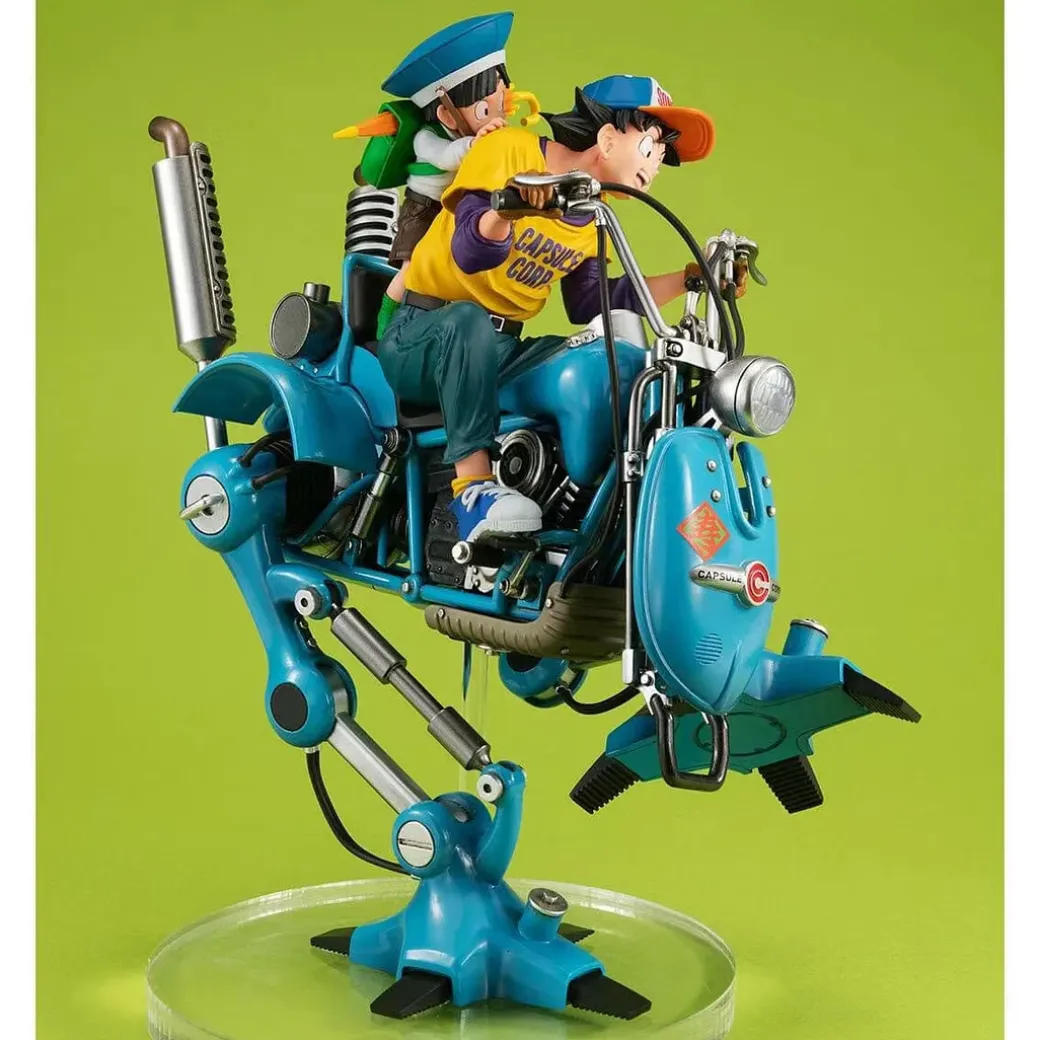 Dragon Ball Z Desktop Real McCoy EX Ver. Son Goku & Son Gohan on Robot - Dragon Ball Official Statue - MegaHouse