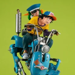 Dragon Ball Z Desktop Real McCoy EX Ver. Son Goku & Son Gohan on Robot - Dragon Ball Official Statue - MegaHouse