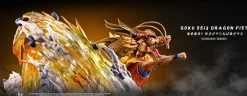 Dragon Fist Super Saiyan 3 Son Goku with LED - Dragon Ball Resin Statue - D-M Studios