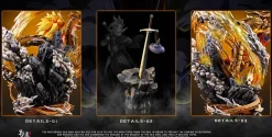 Dragon Fist Super Saiyan 3 Son Goku with LED - Dragon Ball Resin Statue - D-M Studios