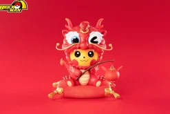 Dragon Year Dragon Cosplay Pikachu - Pokemon Resin Statue - Block Man Studio