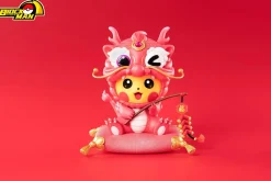 Dragon Year Dragon Cosplay Pikachu - Pokemon Resin Statue - Block Man Studio