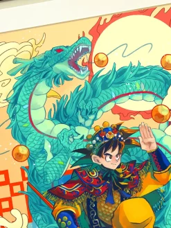 Dragon Year Son Goku Decorative Painting - Dragon Ball - Xingkong Studio