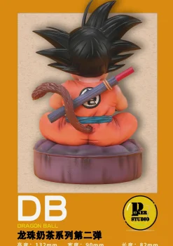 Drinking Milk Tea Son Goku - Dragon Ball Resin Statue - Poker-Studios