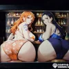 DSMP-004 Nami & Nico Robin 3D Decorative Painting - ONE PIECE - Dorobou Neko Studio