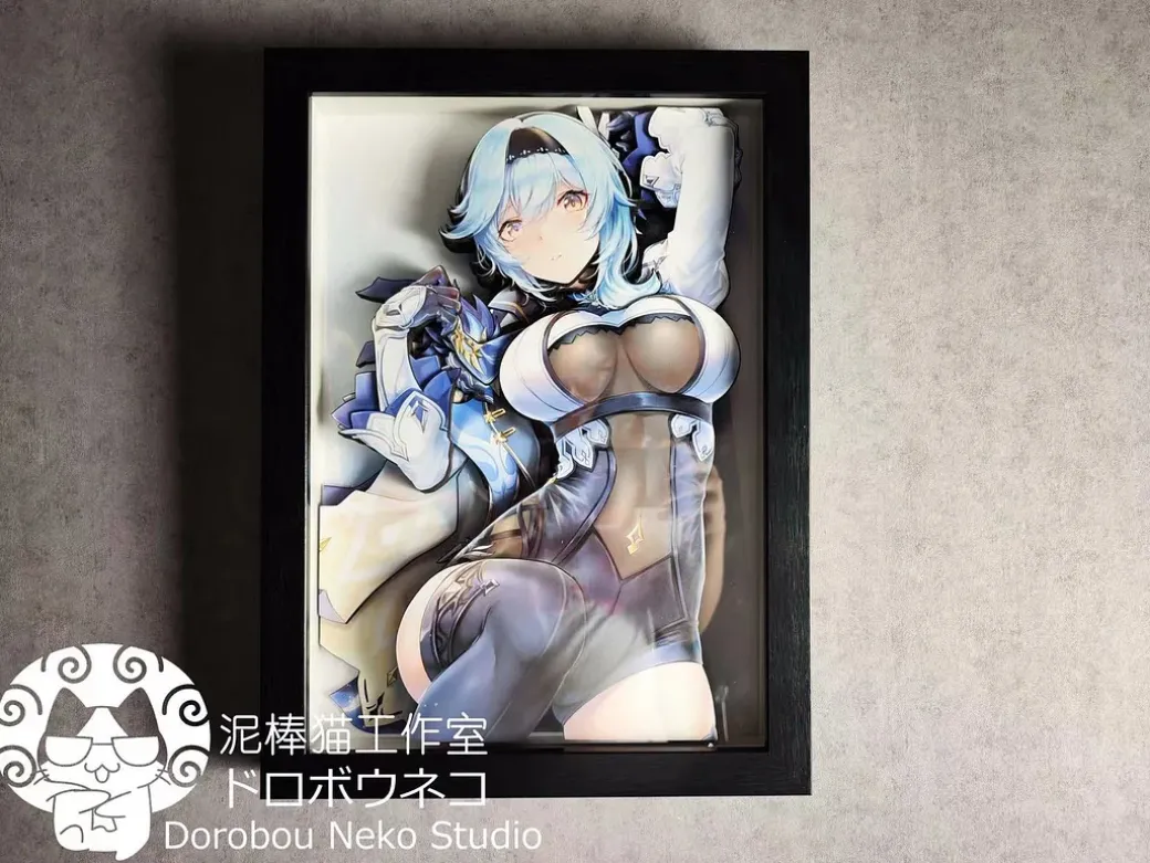 DSRL-005 Eula Lawrence Decoration Painting - Genshin Impact - Dorobou Neko Studio