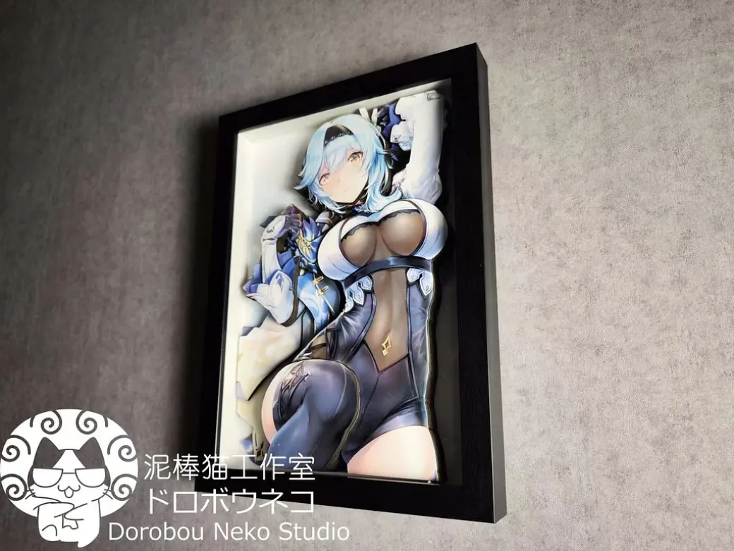 DSRL-005 Eula Lawrence Decoration Painting - Genshin Impact - Dorobou Neko Studio