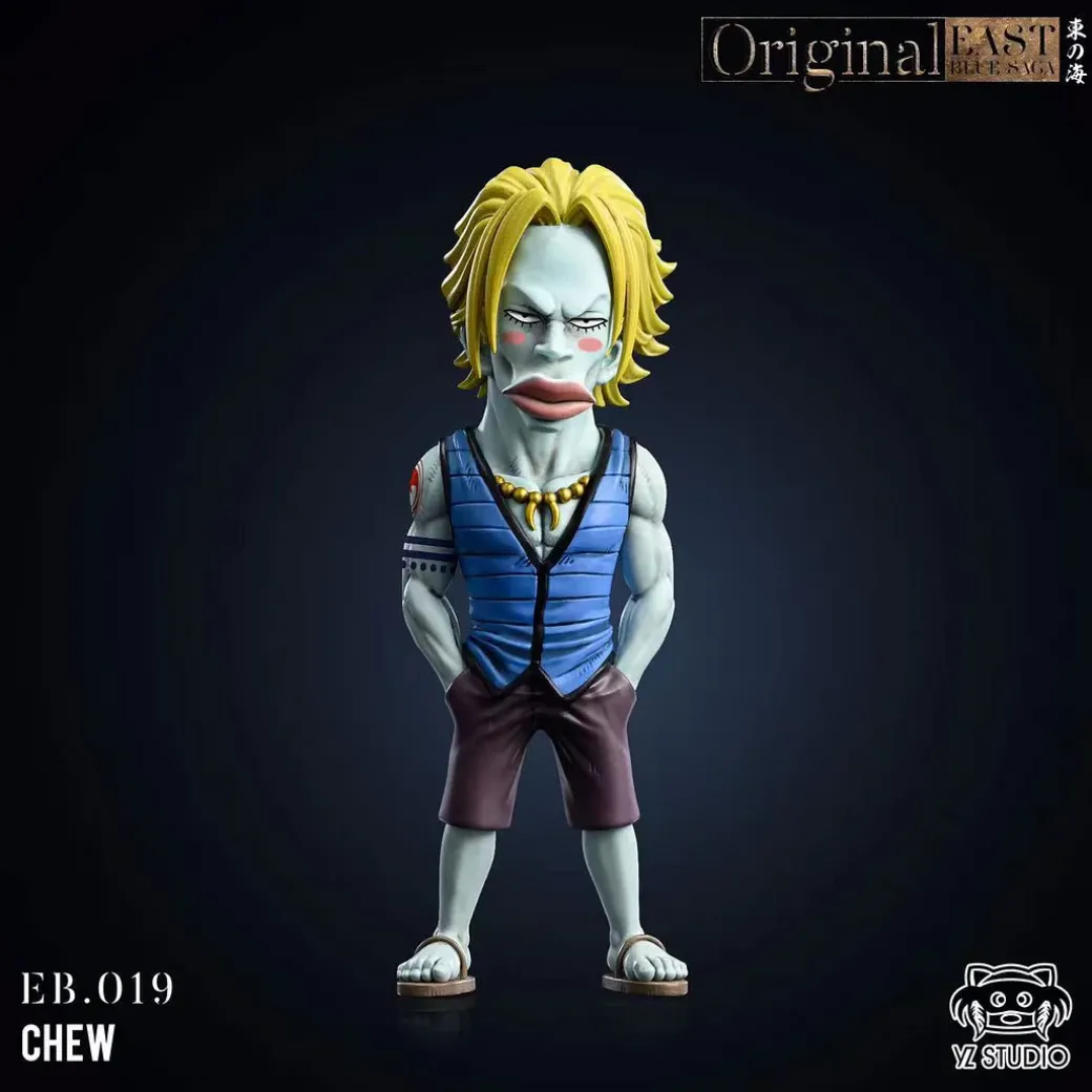 East Blue Saga Series 016 Arlong & 017 Hatchan & 018 Kuroobi & 019 Chew - ONE PIECE Statue - YZ Studios
